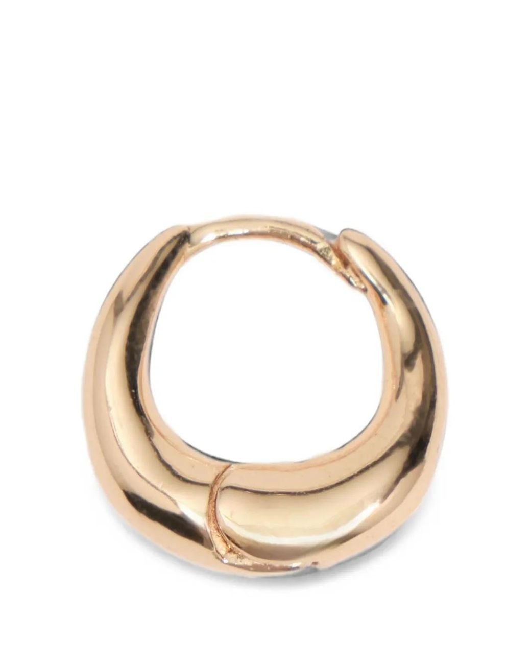 Bimba Y Lola Metallic Golden Mini Hoop Earrings