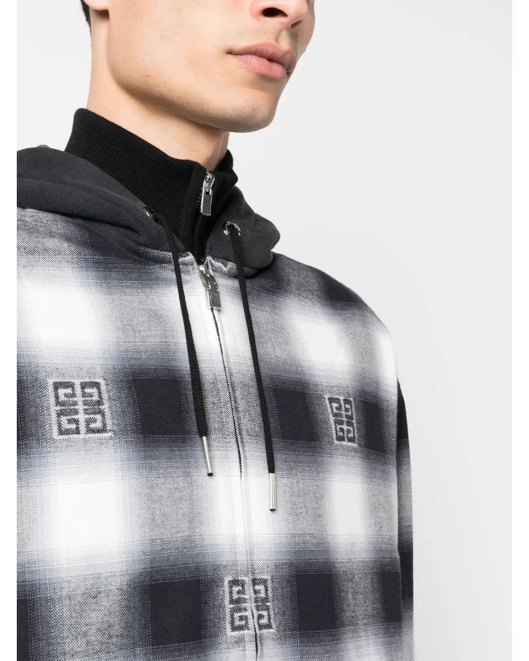 Chaqueta Oversize Con Capucha Givenchy de hombre de color Gray