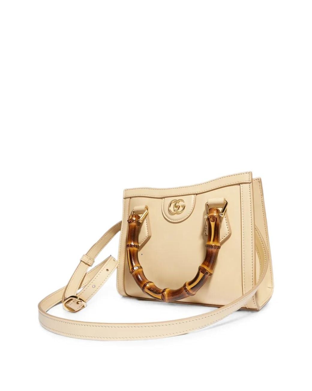Gucci Natural Small Diana Bamboo-Handle Tote Bag