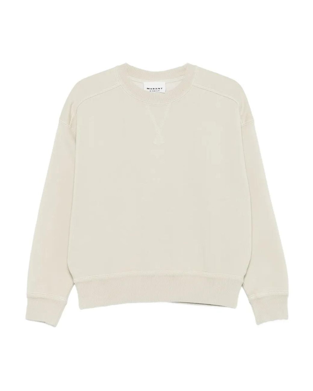 Isabel Marant White Crew-Neck Sweatshirt
