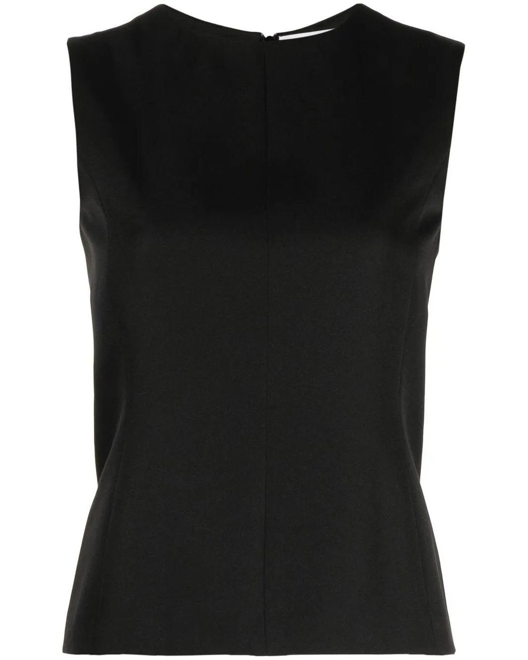 Martine Rose Black Reverse Detail Sleeveless Top
