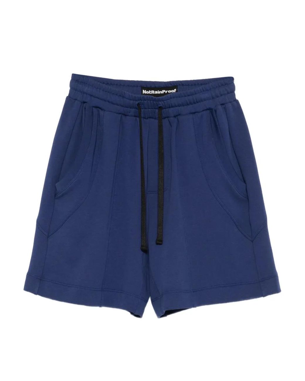 Notrainproof Blue Seam-Detail Drawstring-Waist Shorts for men