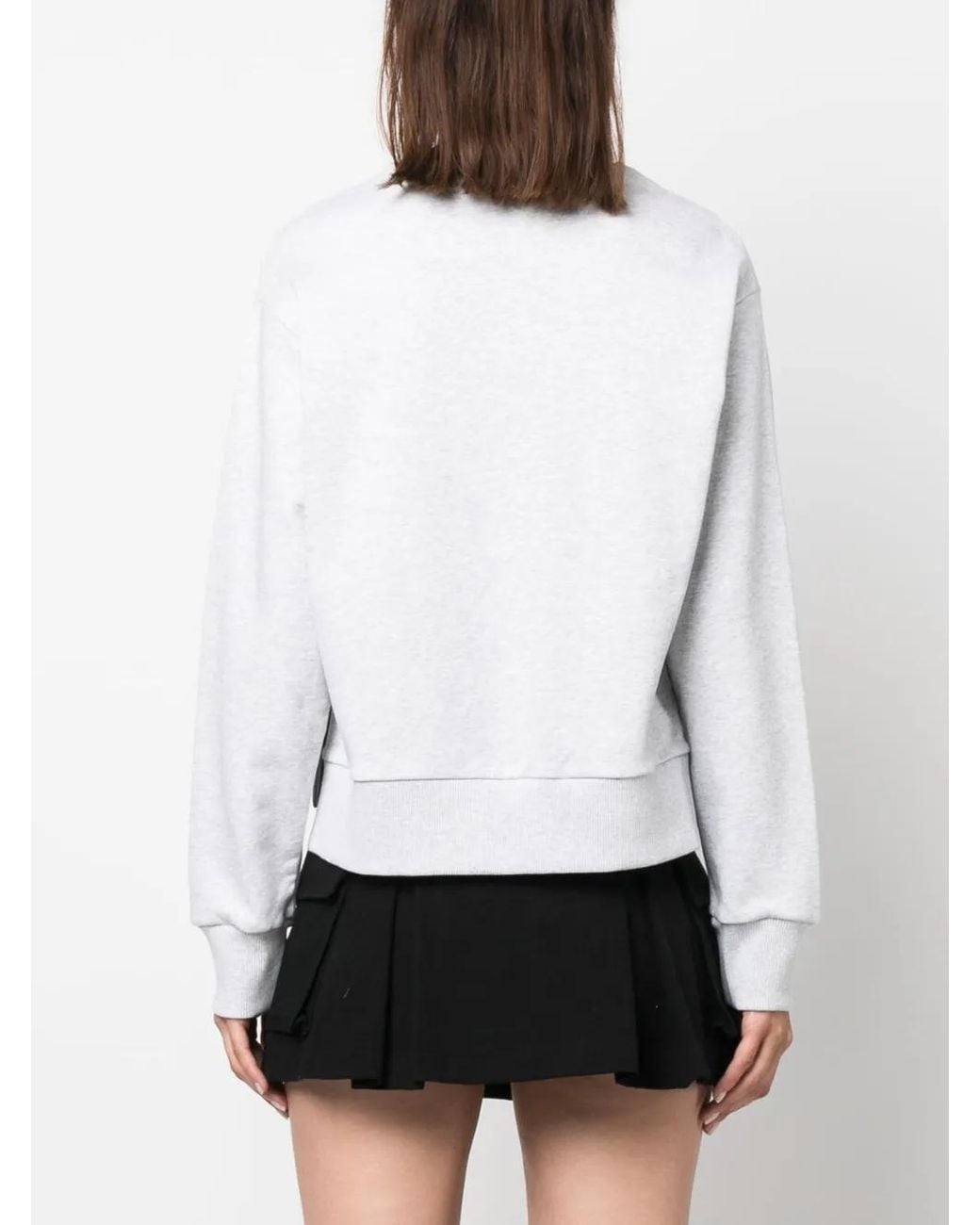 A.P.C. White Sibylle Cotton Sweatshirt