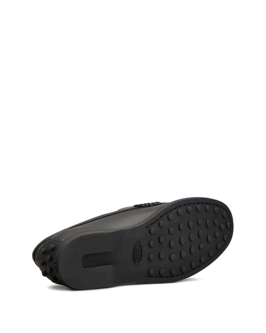 Tod's Black Penny Leather Loafers