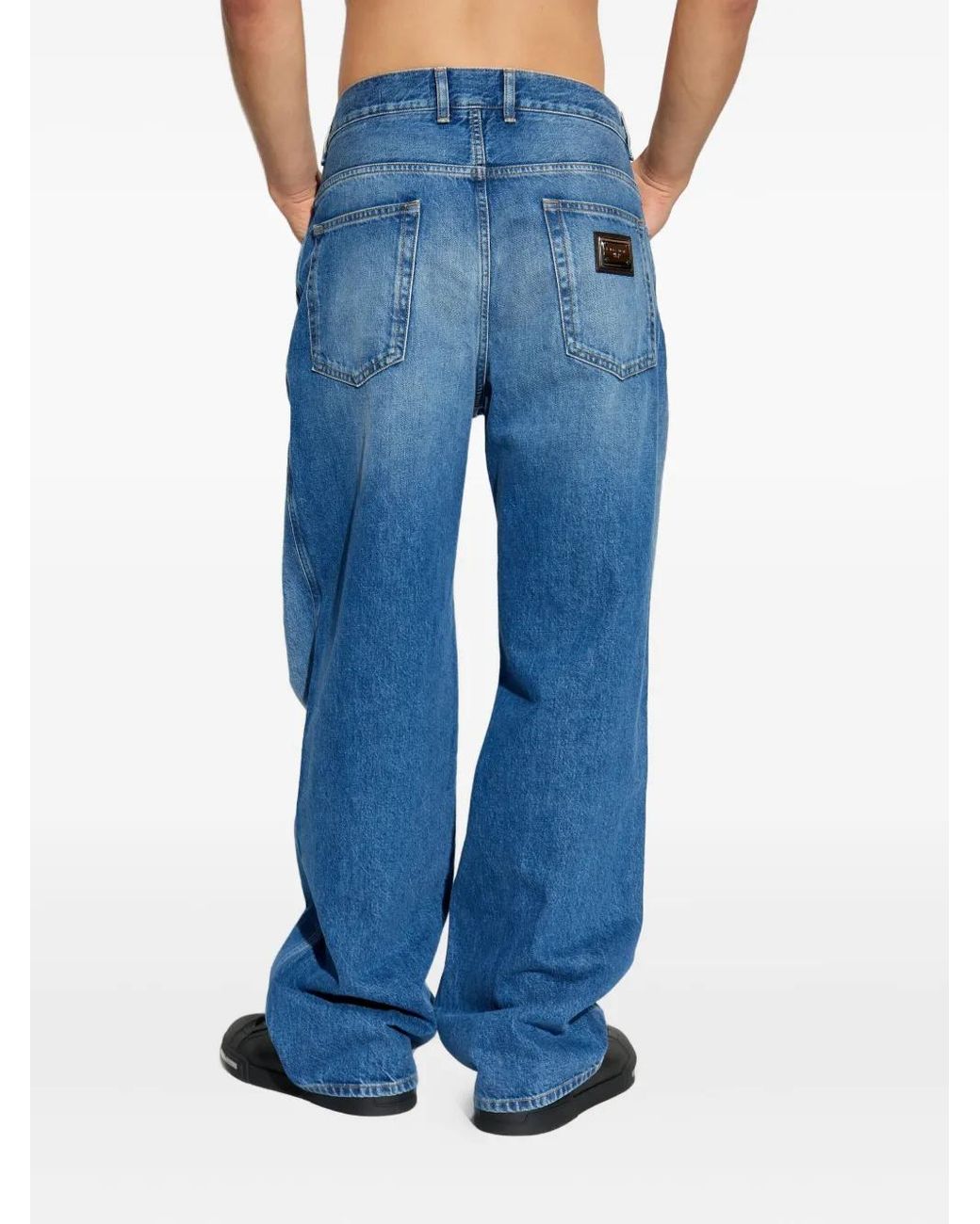 Dolce & Gabbana Blue Five-Pockets Jeans for men