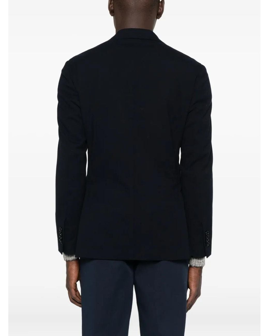 Lardini Black Two-Button Blazer for men
