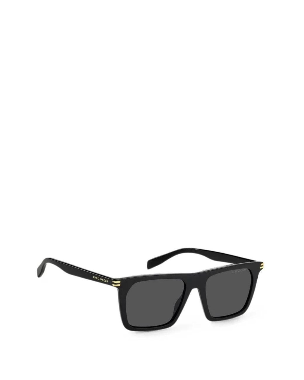 Marc Jacobs Black Rectangle-Frame Sunglasses for men