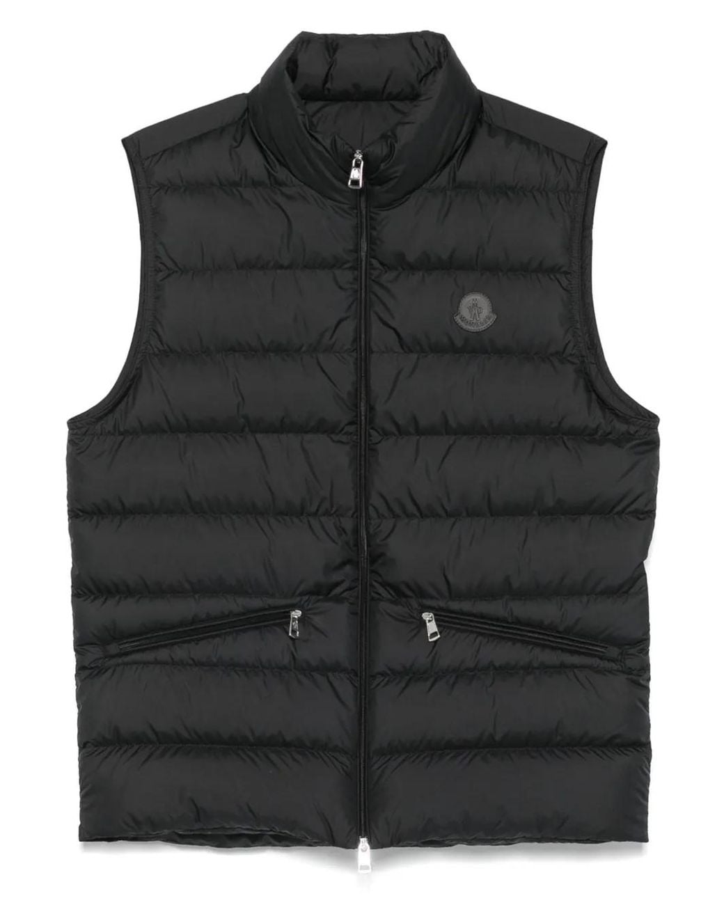 Moncler Black Quilted Padded Gilet for men