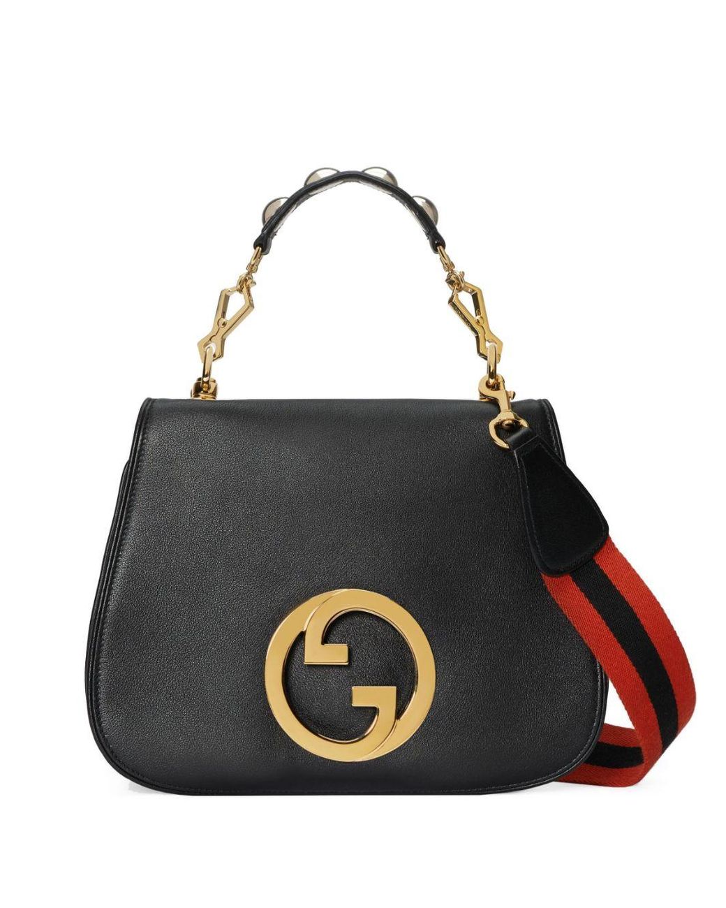 Gucci Small Blondie Leather Top Handle Bag in Black Lyst