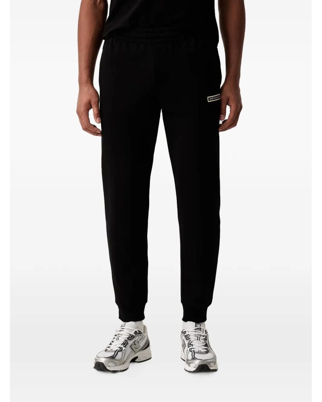 EA7 Jogginghose Mit Logo-Patch in Black für Herren