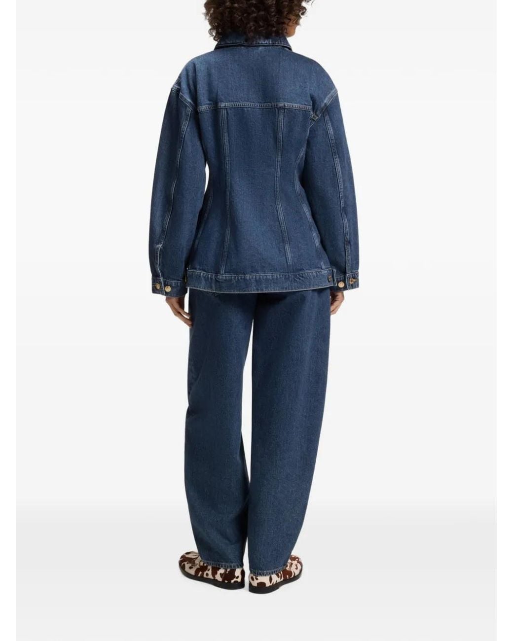HUGO Blue Slim-Fit Hourglass Denim Jacket