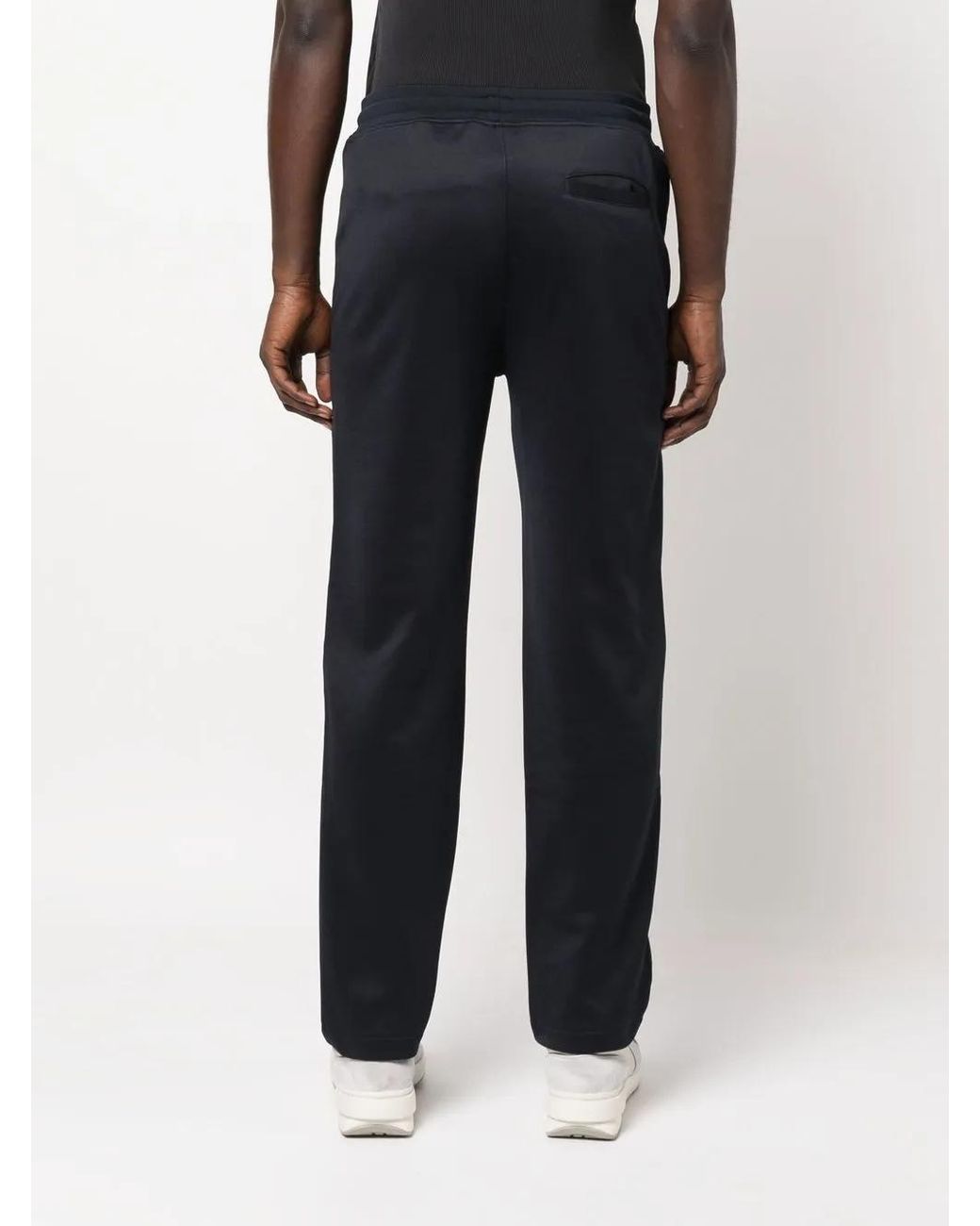 Corneliani Blue Side-Stripe Track Pants for men