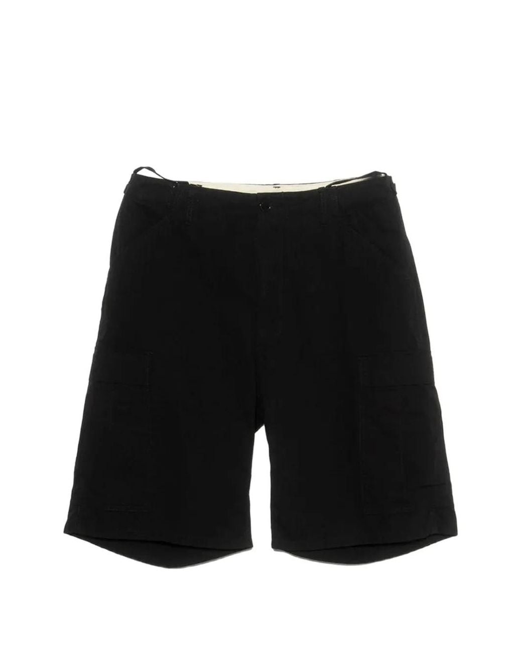 Nanamica Black Ripstop Cargo Shorts for men