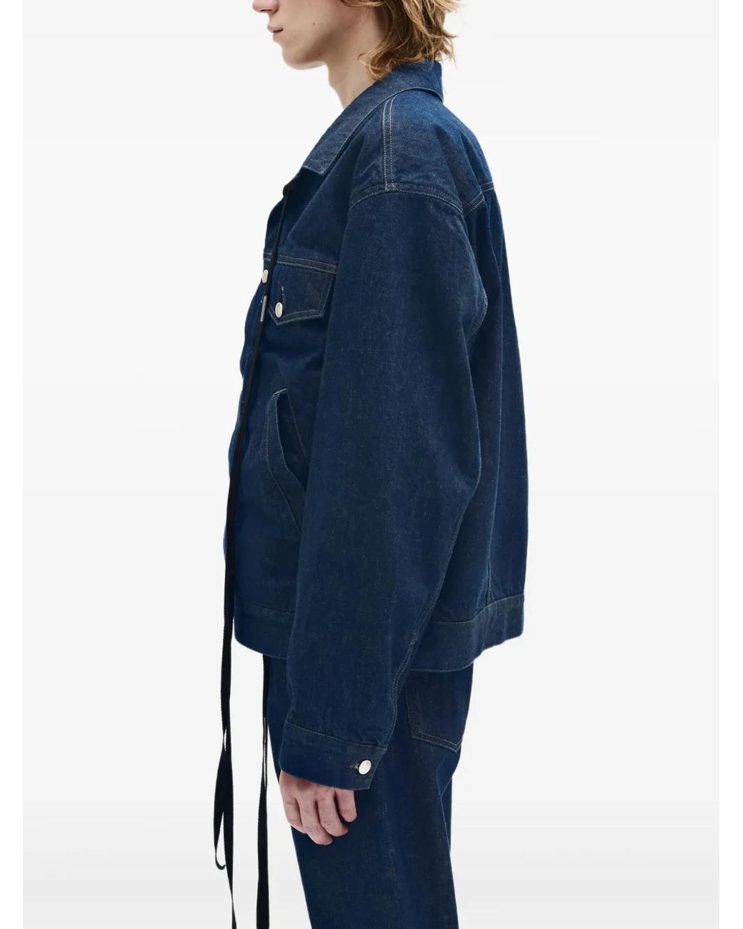 ジャケット・アウター Ann Demeulemeester Patrick Denim Blouson Ann Demeulemeester Patrick Denim Jacket in Blue for Men | Lyst