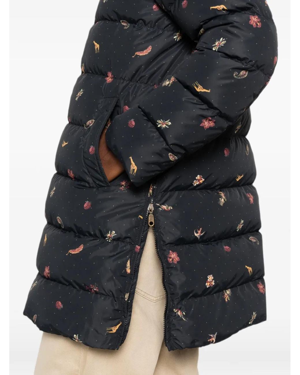 Plumífero Con Capucha Etro de color Black