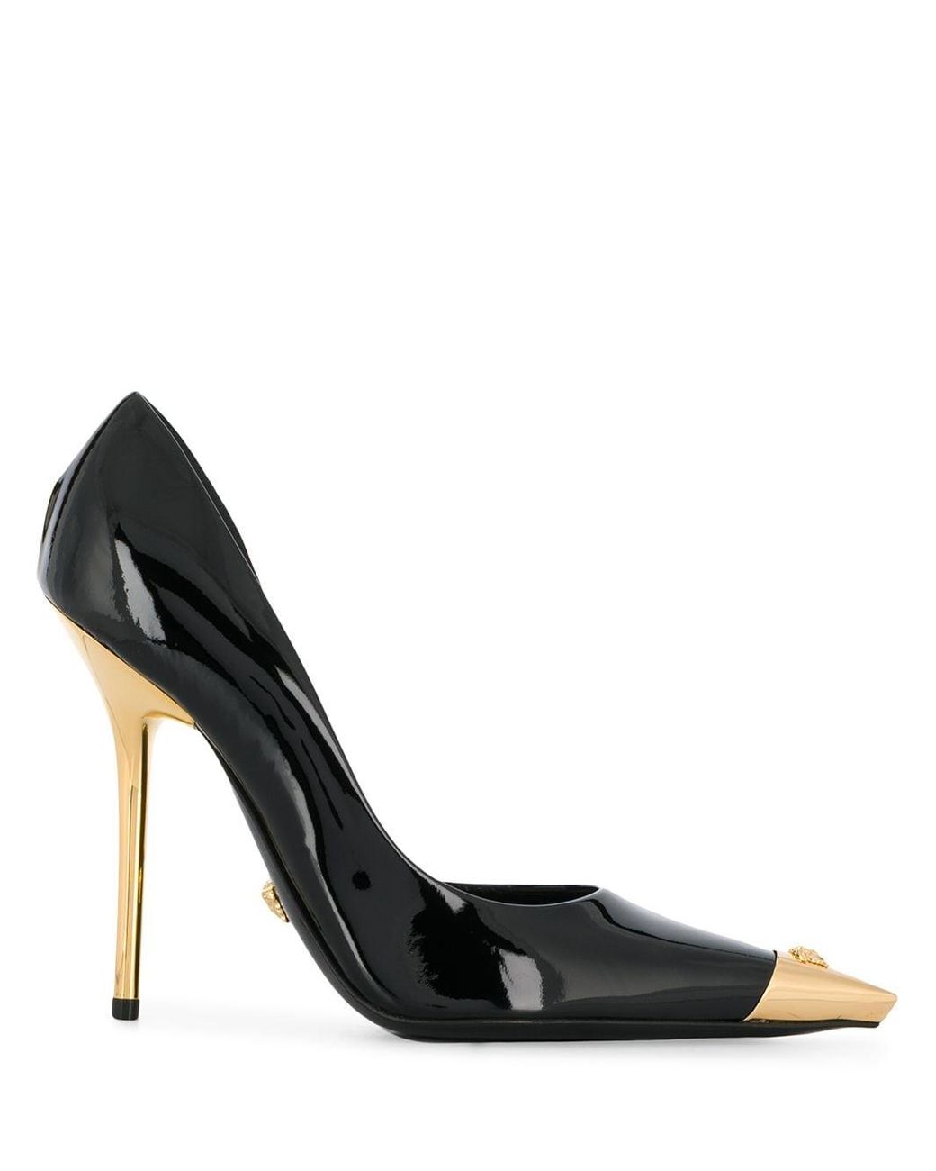 Versace Alia 115mm Leather Pumps - Farfetch