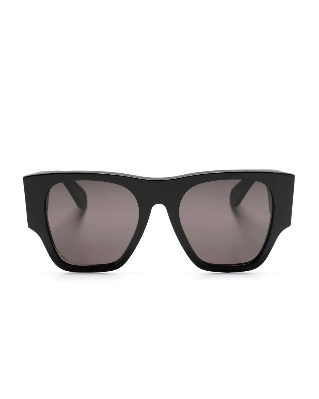 Chloé Gray Oversized D-Frame Sunglasses