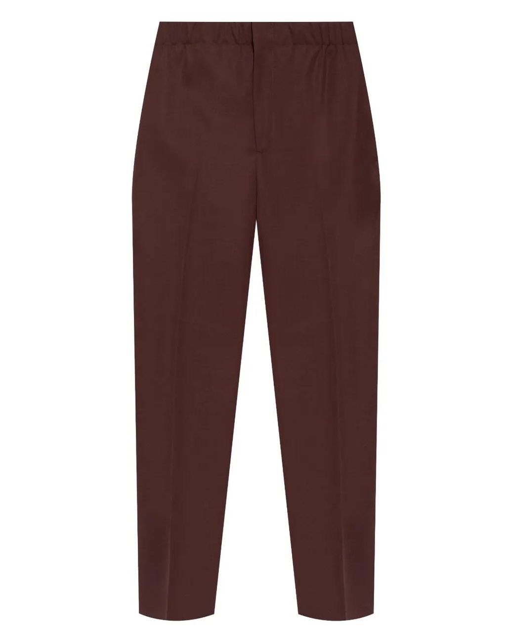 Jil Sander Wollen Broek in het Brown voor heren