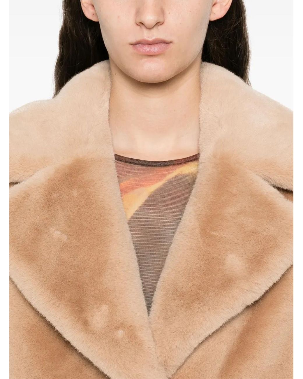 Stand Studio Brown Camille Cocoon Coat