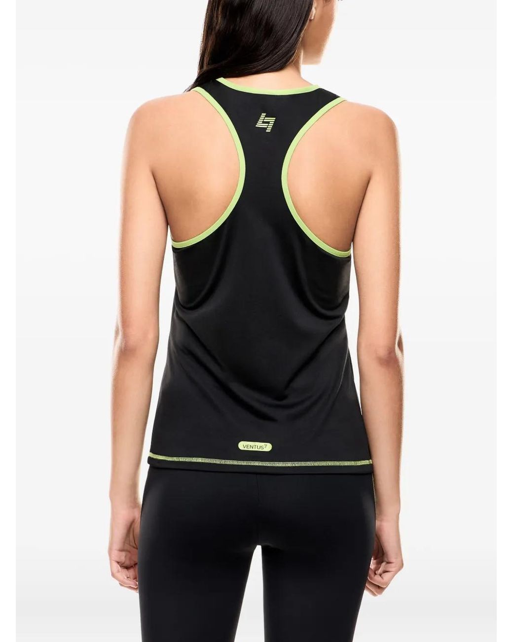 EA7 Tanktop Met Racerback in het Black