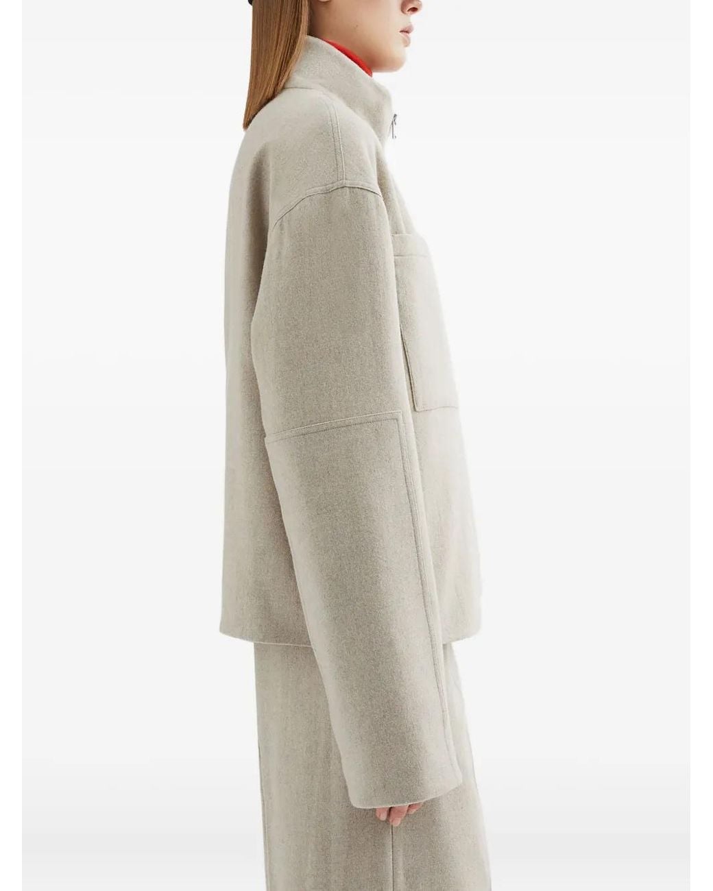 Chaqueta De Lana Jil Sander de color White