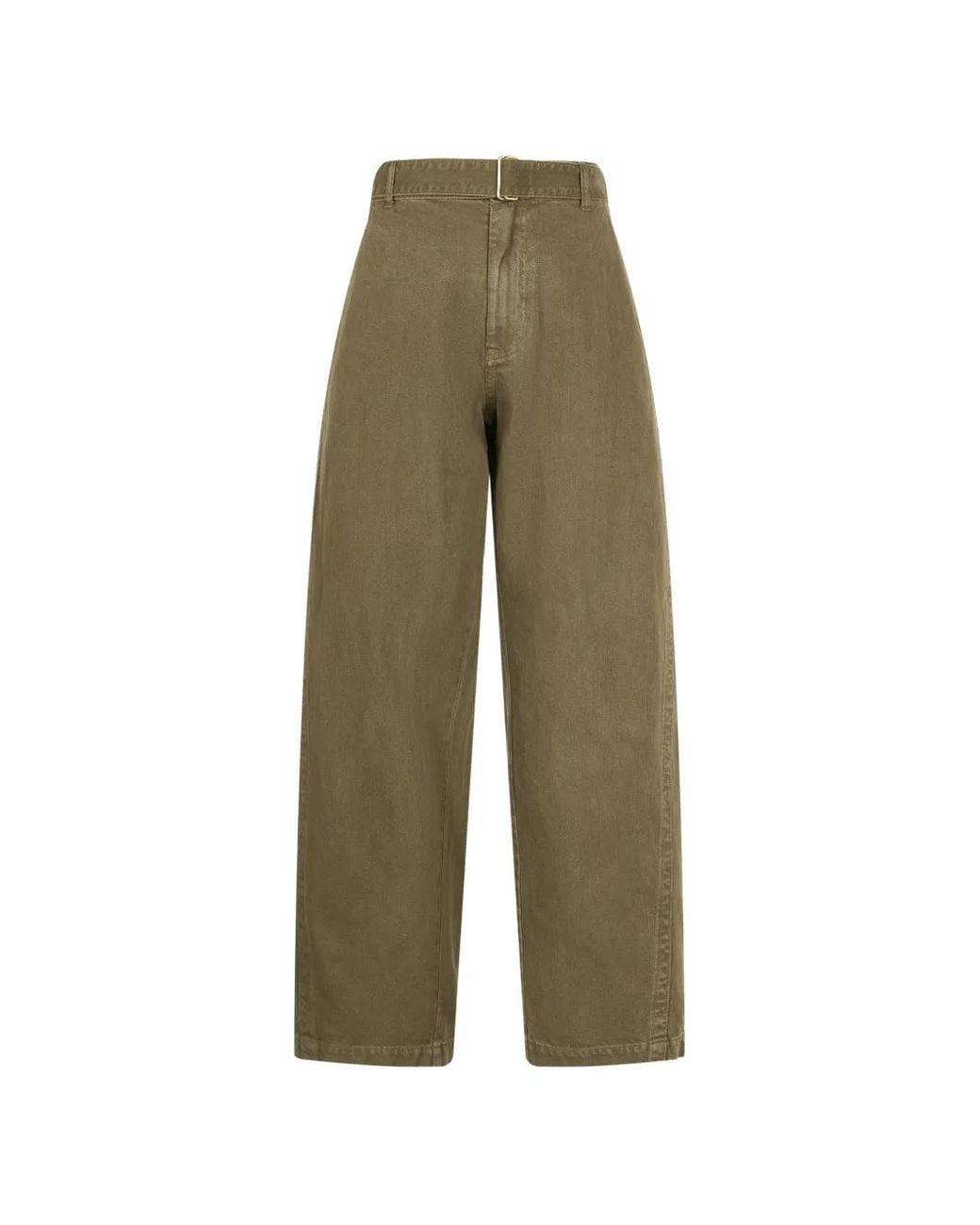 CROQUIS Green Pantalon À Coupe Ample Incruvée for men