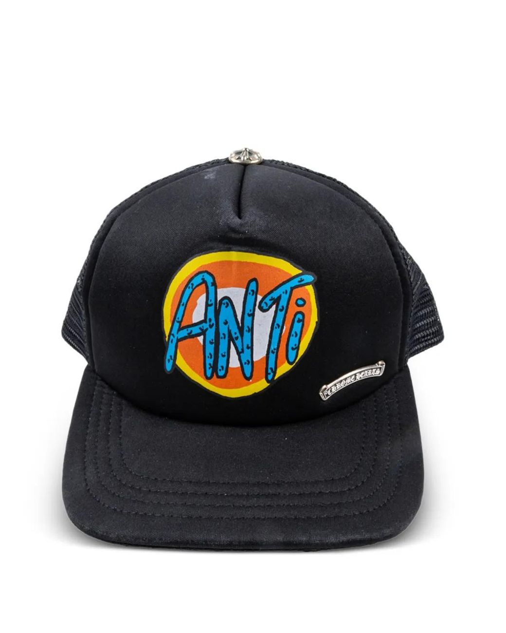 Chrome Hearts Black Matty Boy Trucker Cap for men