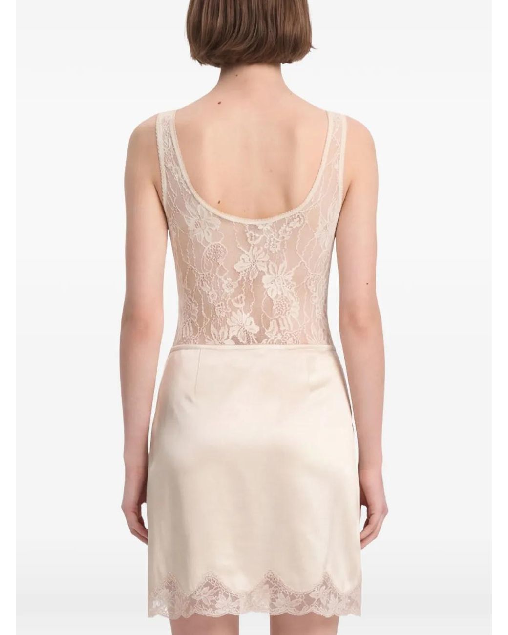 Zimmermann White Floral-Lace Bodysuit