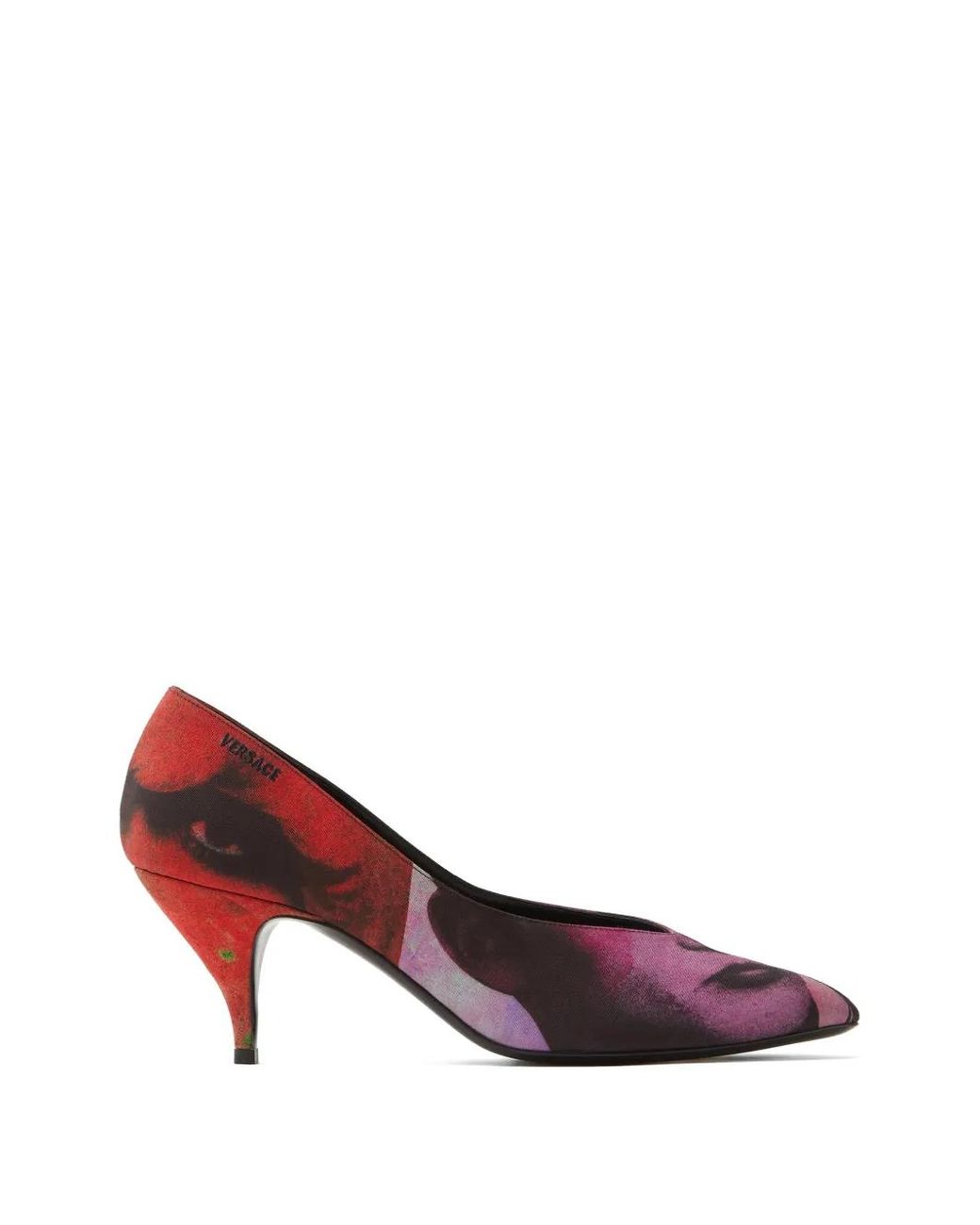 Versace Red Tina Pumps Mit Print 65Mm