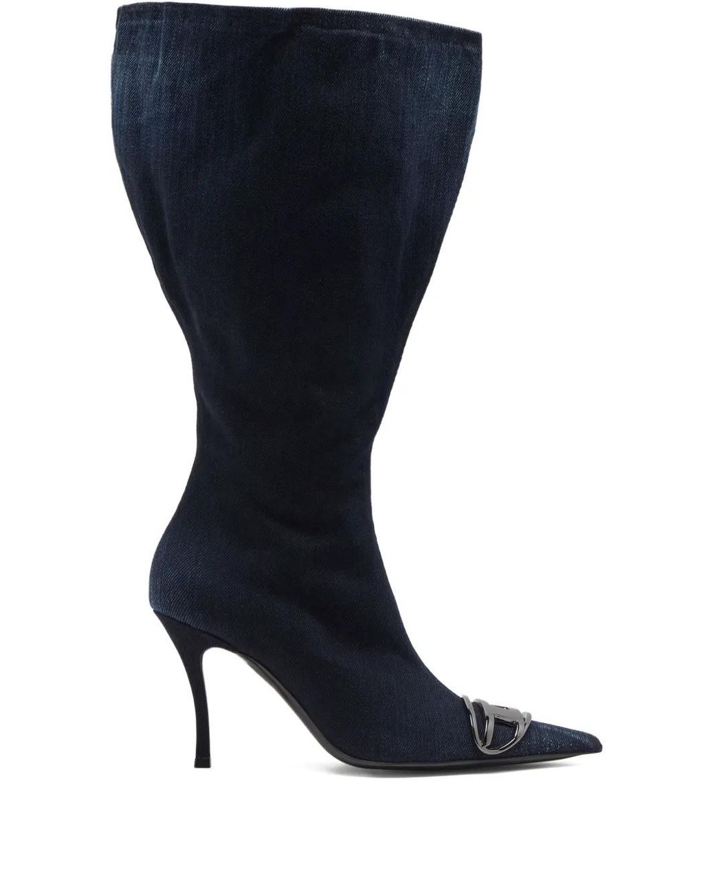 DIESEL D-Venus Boots in Blue | Lyst