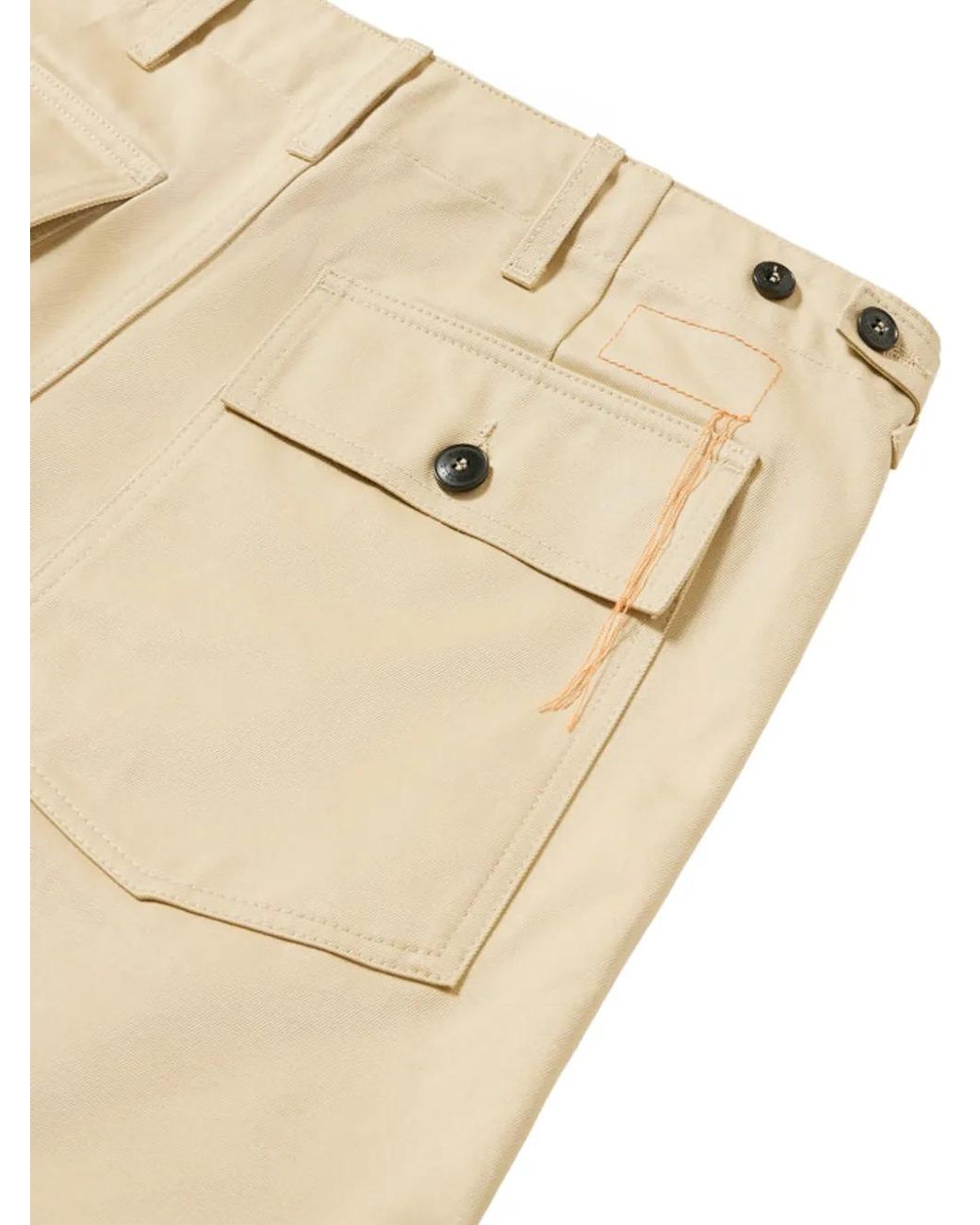 Fortela Natural Newfatigue Patch-Pocket Trousers for men