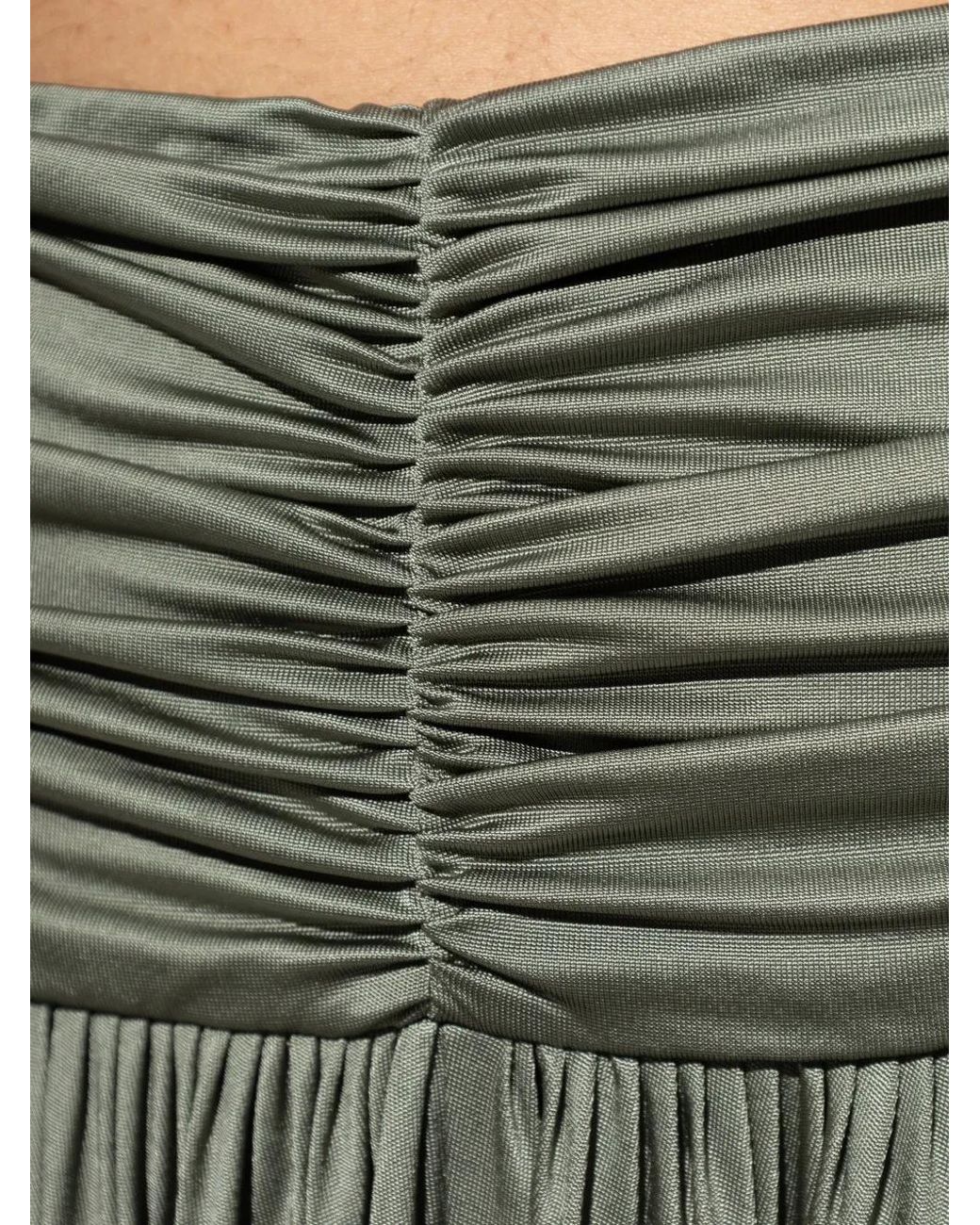 Balmain Green Loose-Fit Trousers