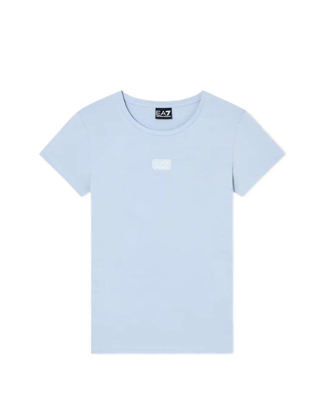 EA7 Blue Logo-Patch T-Shirt
