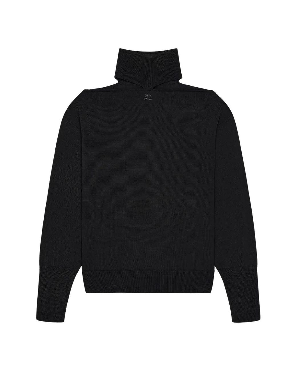Pull À Épaules Dénudées Courreges en coloris Black