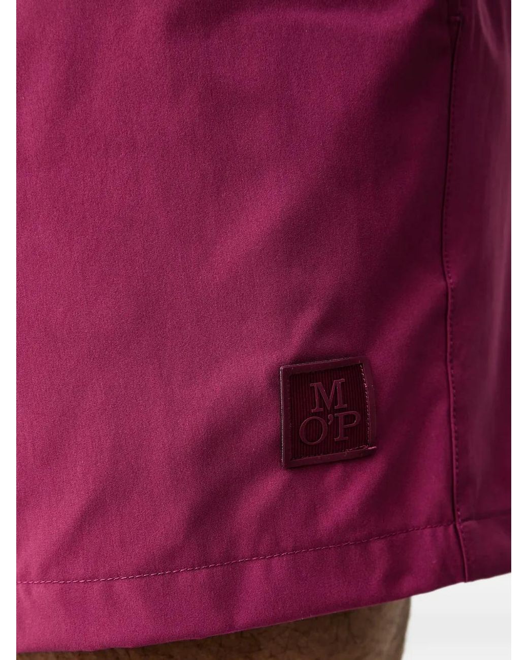 Marc O' Polo Purple Drawstring-Waist Swim Shorts for men