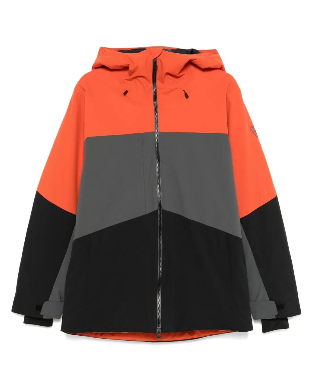 Rossignol Orange Waterproof Striped Ski Jacket for men