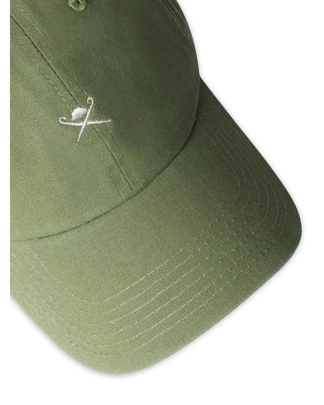 Hackett Green Washed Brolly Embroidered Cap for men