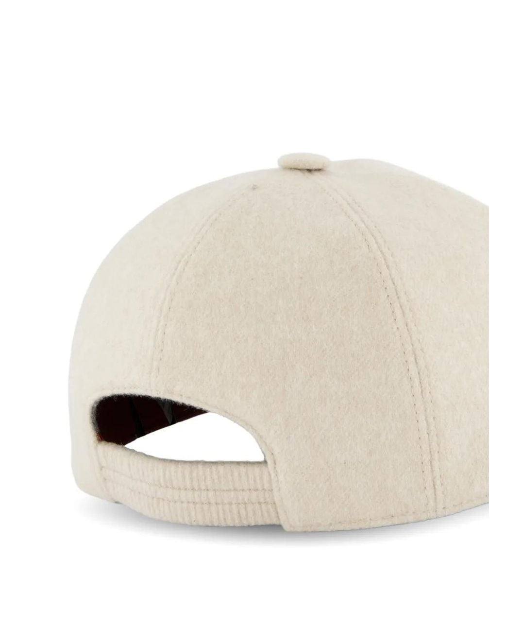 Loro Piana Natural Logo-Embroidered Cashmere Baseball Cap for men