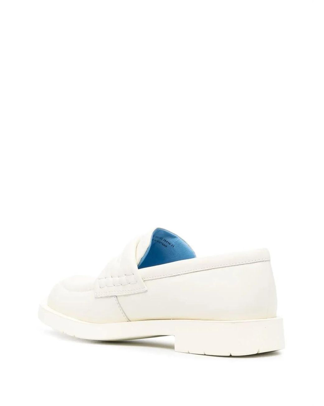 CAMPERLAB White Padded Leather Loafers