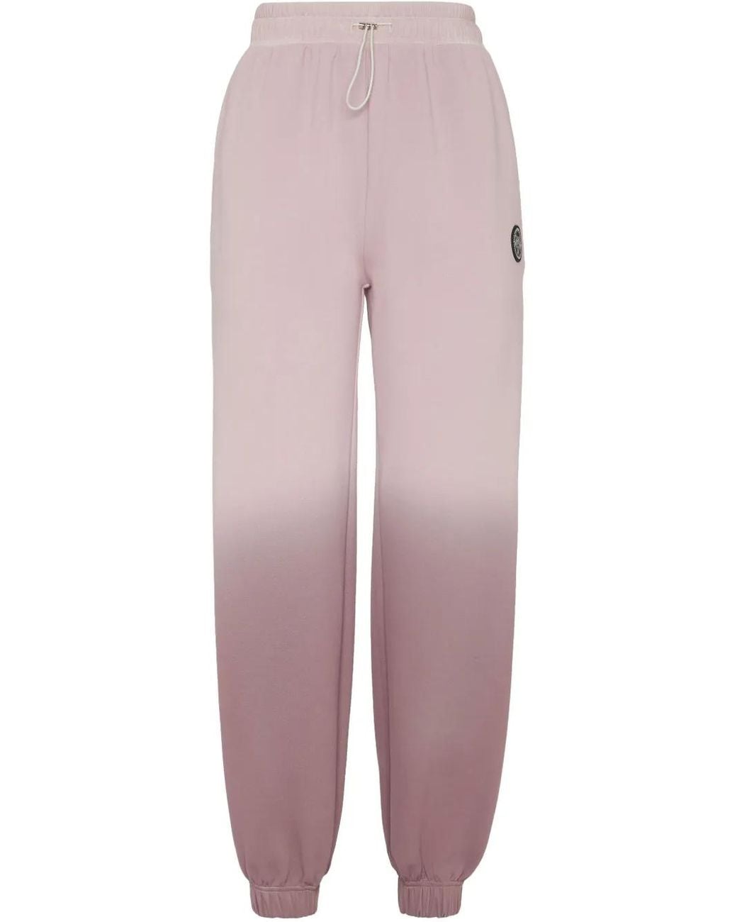 Philipp Plein Purple Logo-Patch Track Pants