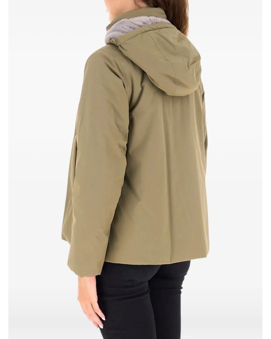 K-Way Green Marlette Twill Jacket