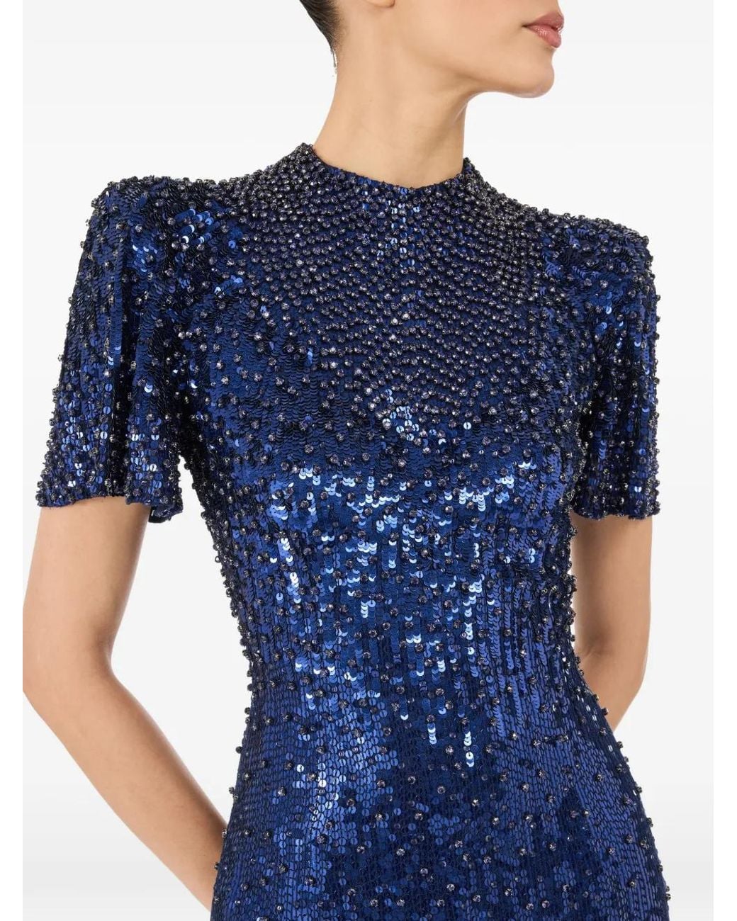 Jenny Packham Blue Jourdain Dress