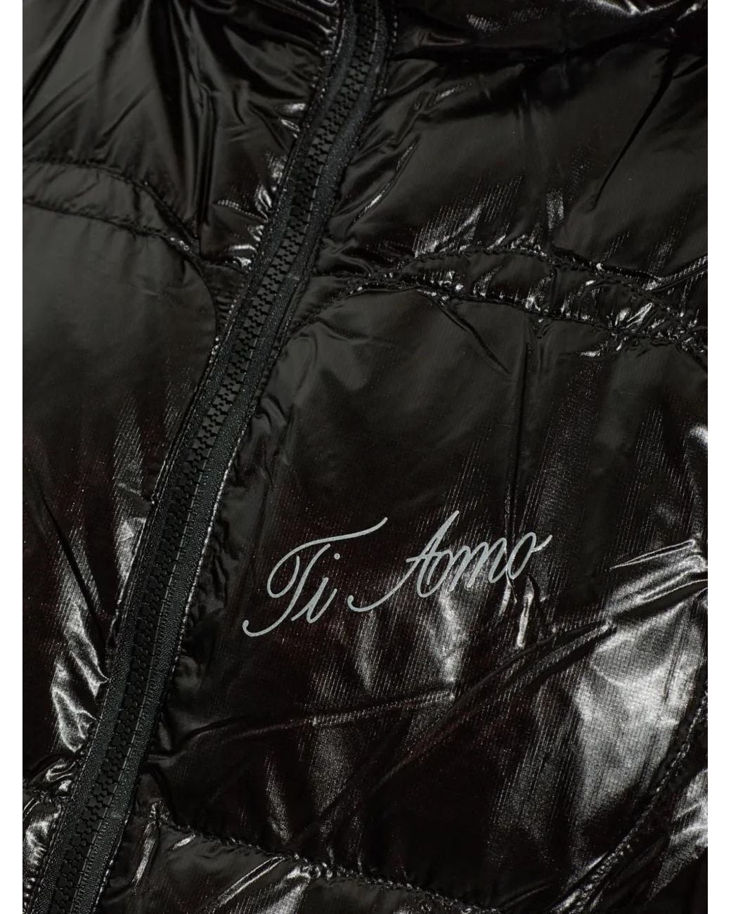 Carne Bollente Black Veste Matelassée À Capuche for men