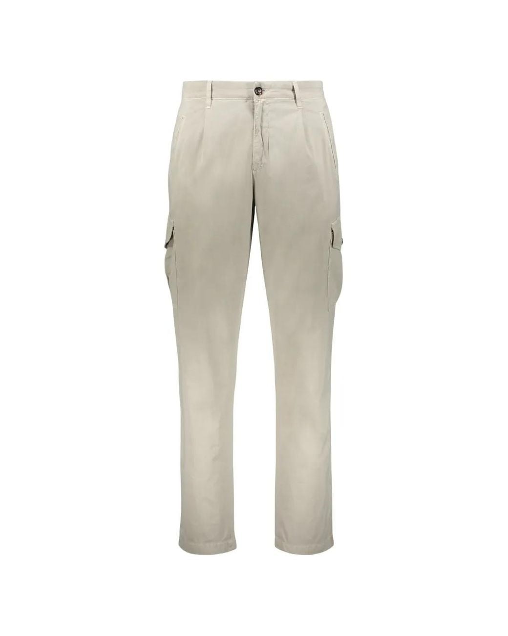 Moorer Natural Borghesi Trousers for men