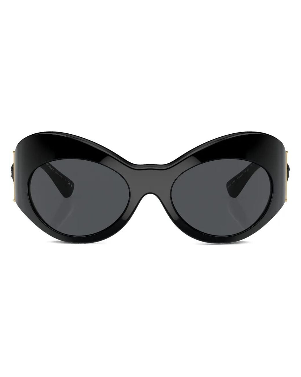 Versace Black Cat-Eye Frame Sunglasses