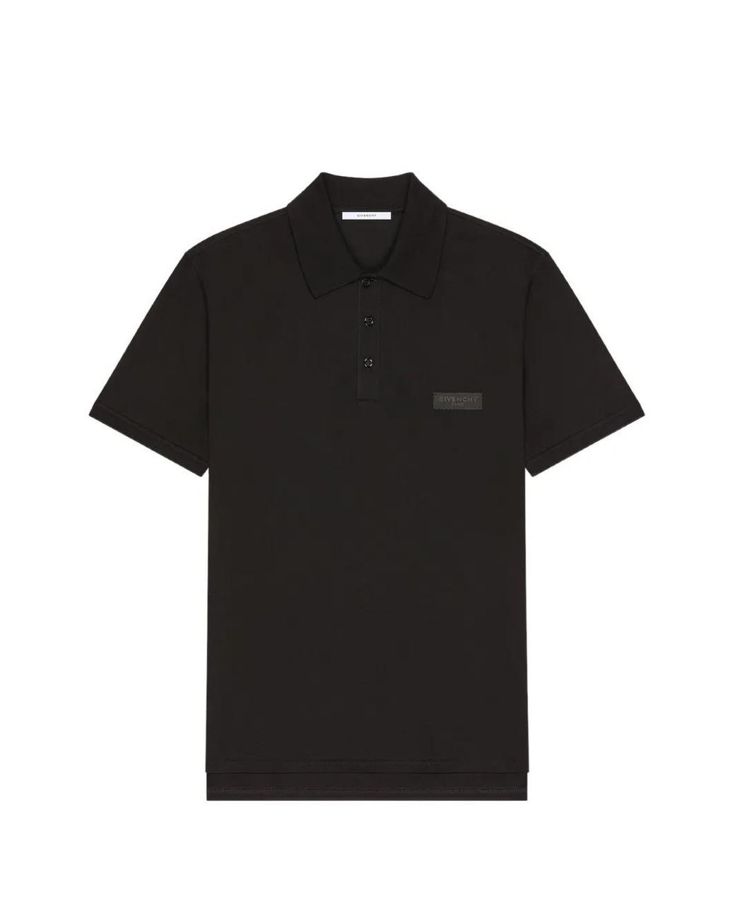 Givenchy Silk-Nylon Polo Shirt in Black für Herren