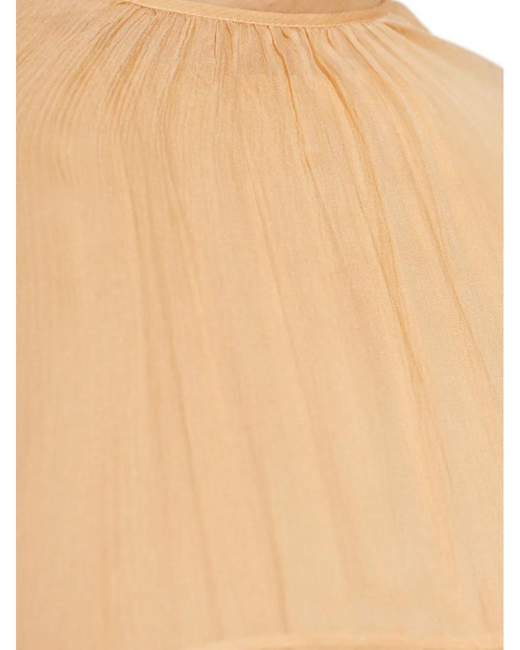 Chloé White Ruffled Silk Mini Dress