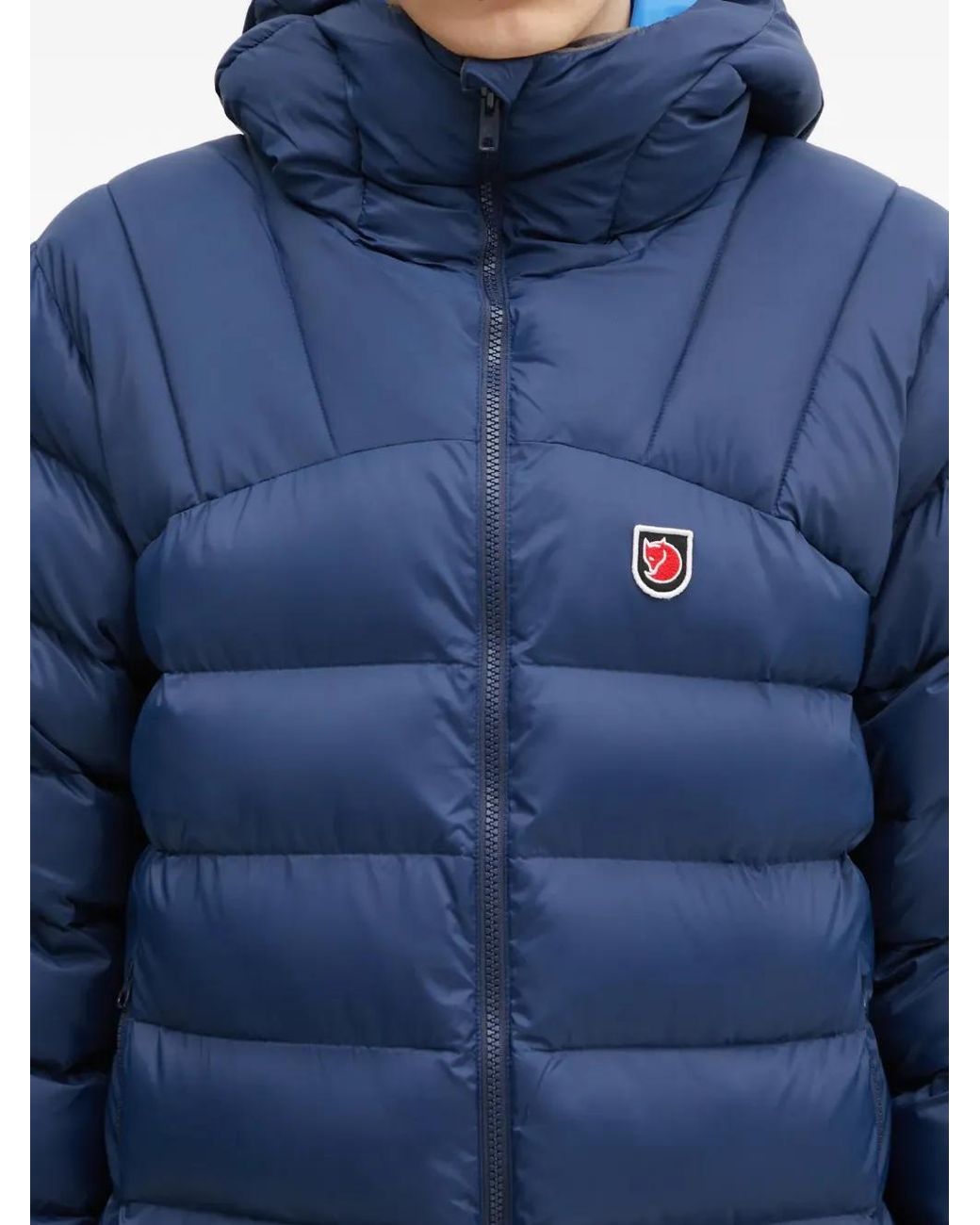Fjallraven Blue Expedition Hooded-Padded Jacket for men