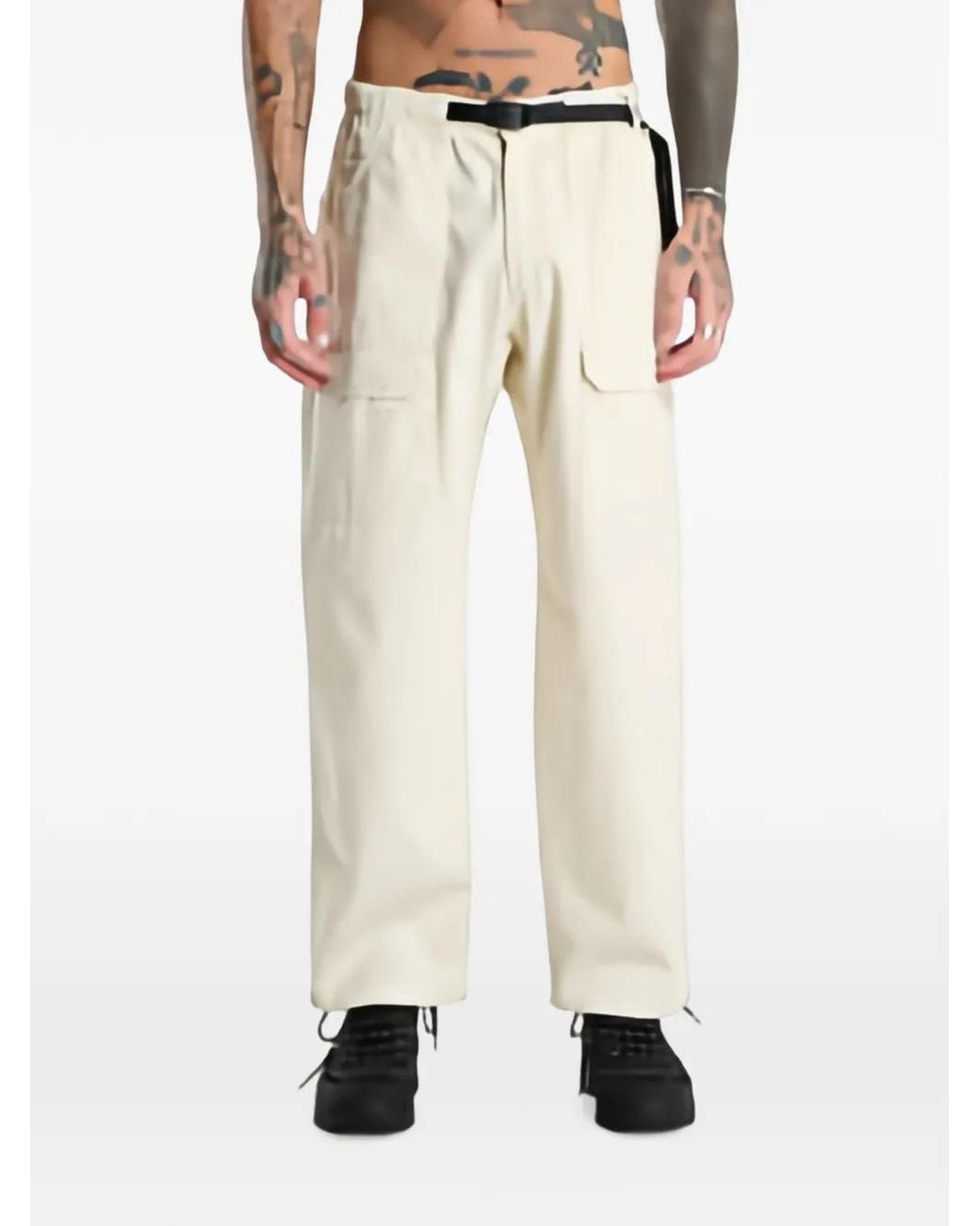 Gramicci White Eqt Belted Cargo Pants for men