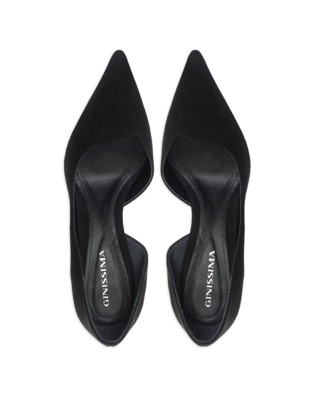 Ginissima Black Samantha Heeled Pumps
